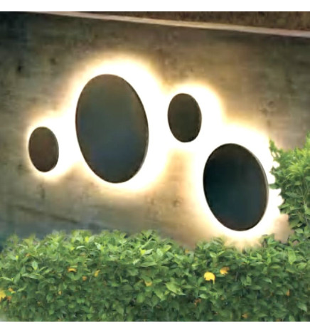 Wall Light  LED - 15W - BORÅS - Selectable CCT Color - IP65