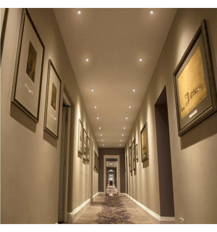 Downlight LED 7W -  Rond Blanc  - CCT Couleur Sélectionnable