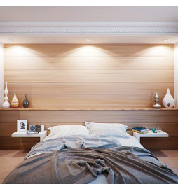 LED Downlight 7W - Hvit Sirkulær - CCT Valgbar Farge