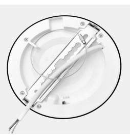 Downlight + LED Ceiling Light - Circular - BLACK MOSS - 24W - ADJUSTABLE - Selectable CCT Color