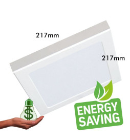 Downlight + Plafón LED - Cuadrado- MOSS BLANCO - 18W AJUSTABLE  - CCT Color Seleccionable