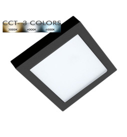 Downlight+  Plafonnier LED - Carré - MOSS - 24W AJUSTABLE - CCT Couleur Sélectionnable