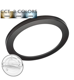 Downlight - Plafone Circolare a LED - MOSS - 6W REGOLABILE - CCT Colore Selezionabile