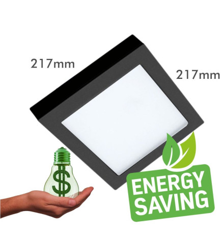 Downlight+  Plafonnier LED - Carré - MOSS - 18W AJUSTABLE - CCT Couleur Sélectionnable