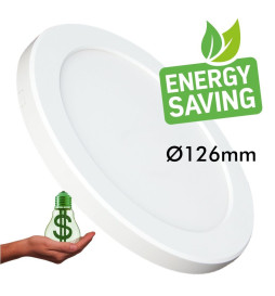 Downlight + LED-taklampe - Sirkulær - MOSS - 6W JUSTERBAR - Velgbar CCT-farge