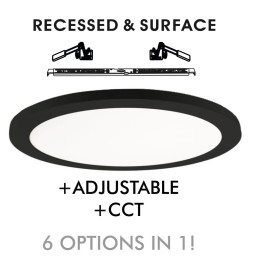Downlight + LED-Deckenleuchte - Rund - MOSS - 6W EINSTELLBAR - Wählbare CCT-Farbe
