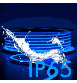 Neon LED - 5 metri - BLU - LED 6mm - 12V - Taglio 2,5cm