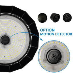 High Bay UFO DIAMOND 200W-150W -100W  SOSEN Driver - Himmentää 1-10V - 170lm/w - IP65