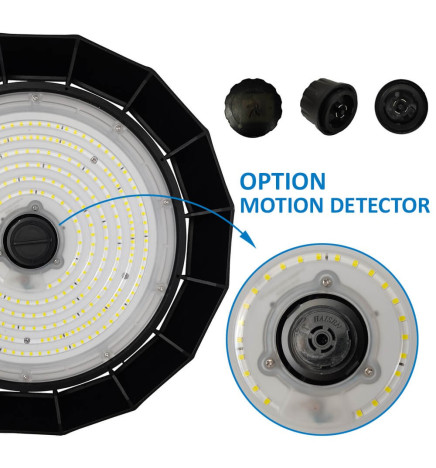 High Bay UFO DIAMOND 200W-150W -100W  SOSEN Driver - Himmentää 1-10V - 170lm/w - IP65