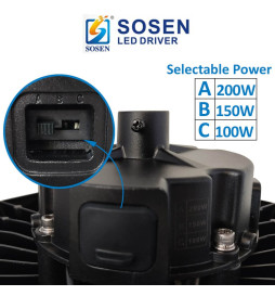 High Bay UFO DIAMOND 200W-150W -100W  SOSEN Driver - Himmentää 1-10V - 170lm/w - IP65