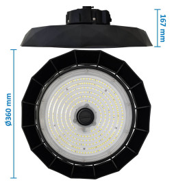LED Industriestrahler UFO DIAMOND 200W-150W -100W  SOSEN Driver - Dimmbar 1-10V - 170lm/w - IP65