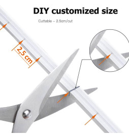 LED-neon - 5 meter - ROSA - LED 6 mm - 12V - Skær 2,5 cm