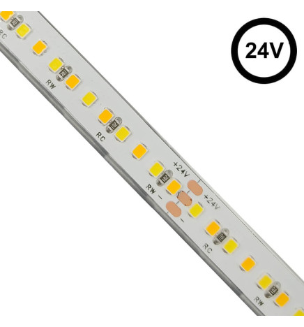 Fita LED 24V | 240xLED/m | 5m | SMD2025 | CCT | 10W/M | IP20