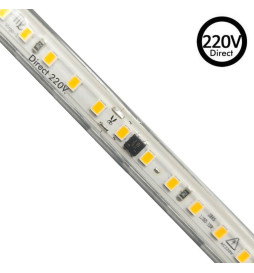 LED Strip 220V | KUTT TIL MÅLING | 120LED/m | 50m | SMD 2835 | 1000Lm | 10W/M | CRI90 | IP65 | Klipp 10cm