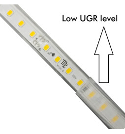LED Strip 220V | KUTT TIL MÅLING | 120LED/m | 50m | SMD 2835 | 800Lm | 8W/M | CRI90 | IP65 | Klipp 50cm