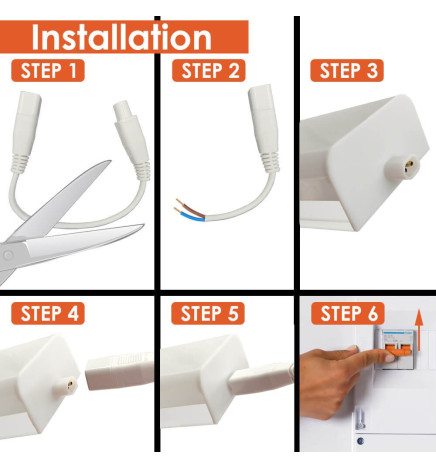 Réglette LED -ARTISTIQUE - Linéaire 40W - CHIP OSRAM - Plafonds exclusifs et personnalisables - 120cm