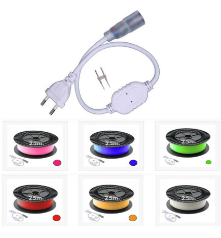 Rectificador Neon LED CIRCULAR 9.6W - 220V