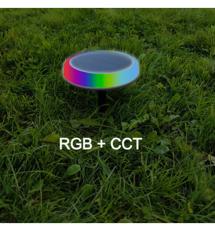 Solar-LED Trädgårdsspot - RGB+CCT - IP65