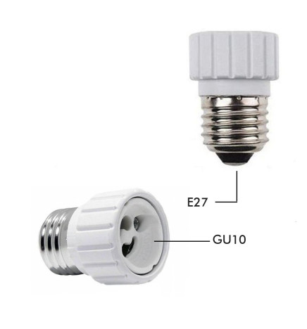 E27-GU10 stikkontakt