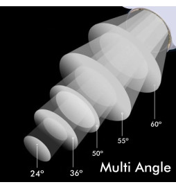 ROMA - LED-Skinnespotlight - 1-fase - 40W-26W - ROME - GxTronic-driver - Justerbar optikk 24º-60º -UGR13- CCT
