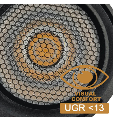 Foco LED 40W-26W Trifásico - ROMA - Driver GxTronic - Óptica Regulable 24º-60º - UGR13 - CCT- Color Seleccionable