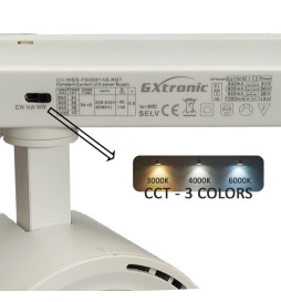 Foco LED  Monofásico - 40W-26W - ROMA - Driver GxTronic - Ótica regulável 24º-60º - UGR13 - CCT