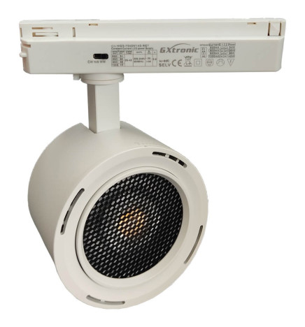 Faretto - Monofase -  40W-26W - ROME - Driver GxTronic - Ottica regolabile 24º-60º - UGR13- CCT