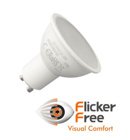 Dichroitische 6W LED SMD 120 ° GU10 - Osram Chip