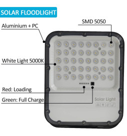 LED utendørs flomlys SOLCELLE 200W  - ORION