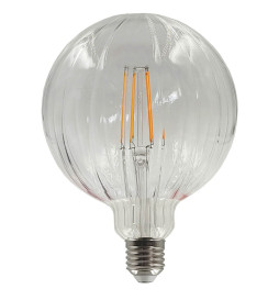 LED Filament Bulb - Sphere - Decorative 6W E27 - Amber - BIG Ø175mm