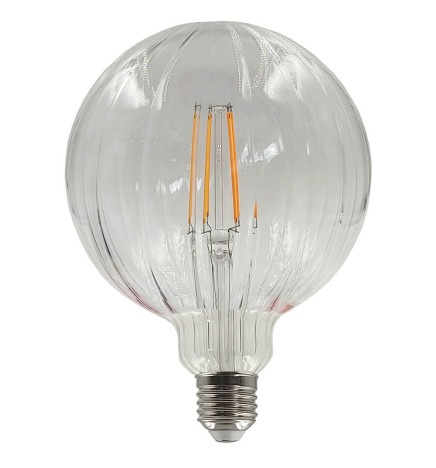 Ampoule LED à filament - Sphère - Décorative 6W E27 - Ambre - BIG Ø175mm