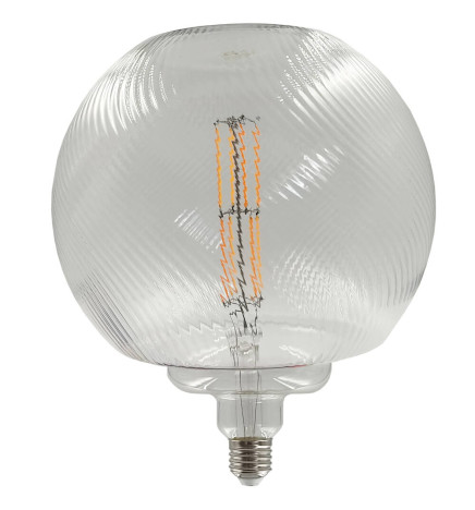 Ampoule LED à filament -GLOBE- Décorative 7W E27 - Ambre