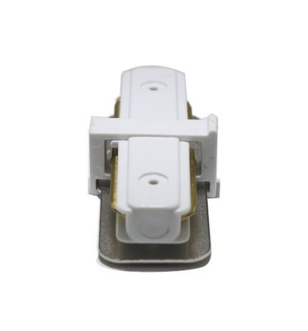 Conector Blanco tipo I para Carril Monofásico REFORZADO