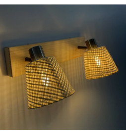 LED Wall light  - SKEI - For 2XE14 LED