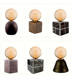 LED-lampa - Modern - Amber Glass 4W E27 G125 - Dimbar