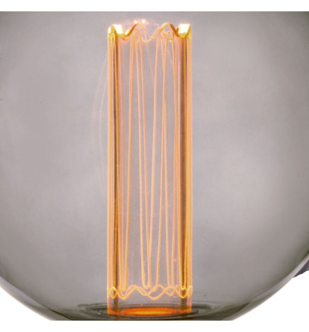 LED-pære - Moderne røkt glass - 4W - E27 - G125 - Dimbar