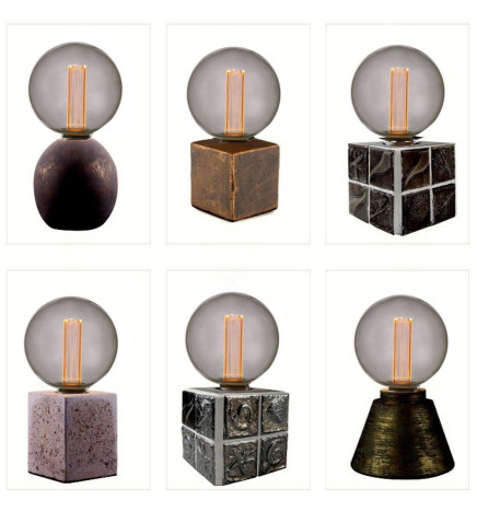 LED Bulb - Modern Smoked Glass - 4W - E27 - G125 - Dimmable