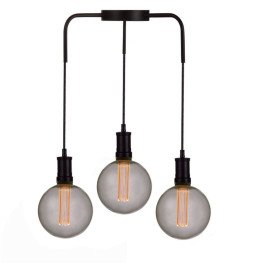 LED-lamppu - Moderni savustettu lasi - 4W - E27 - G125 - Himmentävä