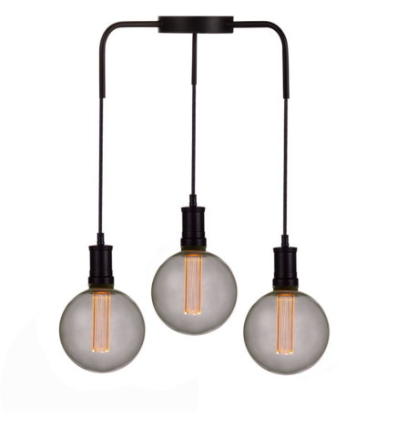 Lampadina LED - Moderno vetro fumé - 4W - E27 - G125 - Dimmerabile