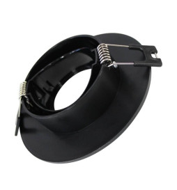 Aro Circular - Preto - Orientável para GU10