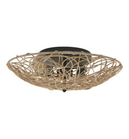 Plafonnier LED SKARA - Pour 2 ampoules LED E27