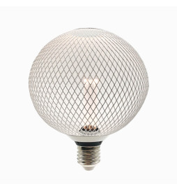 LED Bulb - Modern Metal - 4W E27 - White - BIG Ø200mm