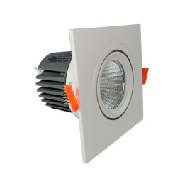 Downlight LED 15W - Orientabile - BIANCO - CRI+92 - UGR13