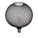 Lampadina LED - Metallo Moderno - 4W E27 - Nero - BIG Ø200mm