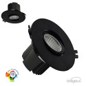 Encastré LED CIRCULAIRE 15W - Orientable - Noir - CRI+92 - UGR13