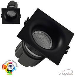 LED Downlight 15W - Schwarz - QUADRATISCH - CRI+92 - UGR13