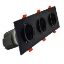 Downlight LED 45W - Orientável - PRETO - Triplo - CRI+92 - UGR13