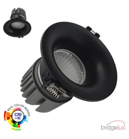 Encastré LED CIRCULAIRE 15W  - NOIR - CRI+92 - UGR13