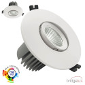 Encastré LED CIRCULAIRE 15W - Orientable - BLANC - CRI+92 - UGR13