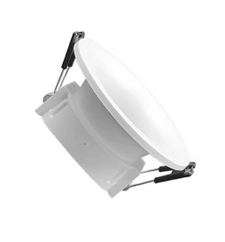 Anneau fixe pour rond dichroïque Blanc GU10-MR16